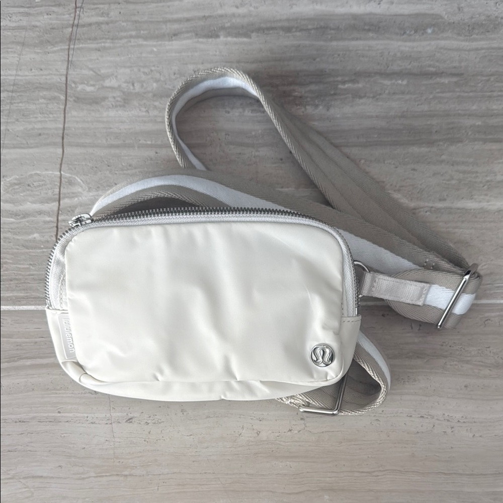 Lululemon Athletica Cream Crossbody Bag